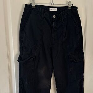 Zara Women's Black Cargo Pants
